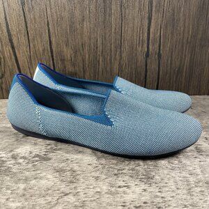 Rothy’s The Loafer Indigo Cloud Blue Retired Round Toe Size 8.5 *NO INSOLES*